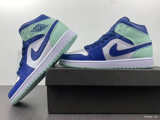 Mint Foam Navy Mystic Mid Timeless 3723 Jordan1 554724- 1025